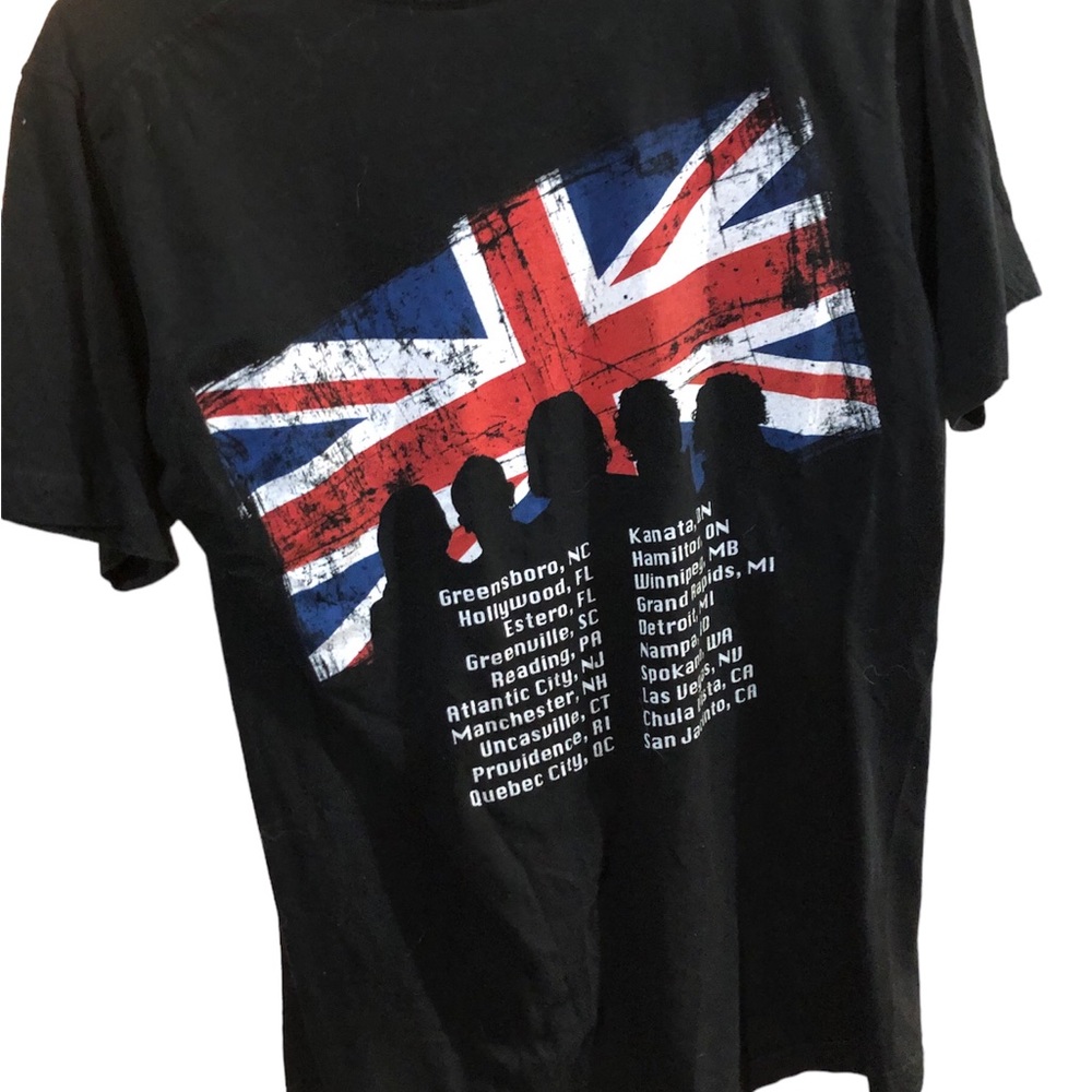 Vintage Def Leppard Concert T-shirt , tag faded see measurements seems M/L adult - Picture 2 of 9